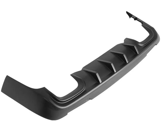 For 15-22 Dodge Challenger Rear Bumper Diffuser MATT BLACK