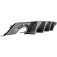 Fits For 20-23 Widebody Dodge Charger Rear Diffuser Bumper Lip Carbon Fiber