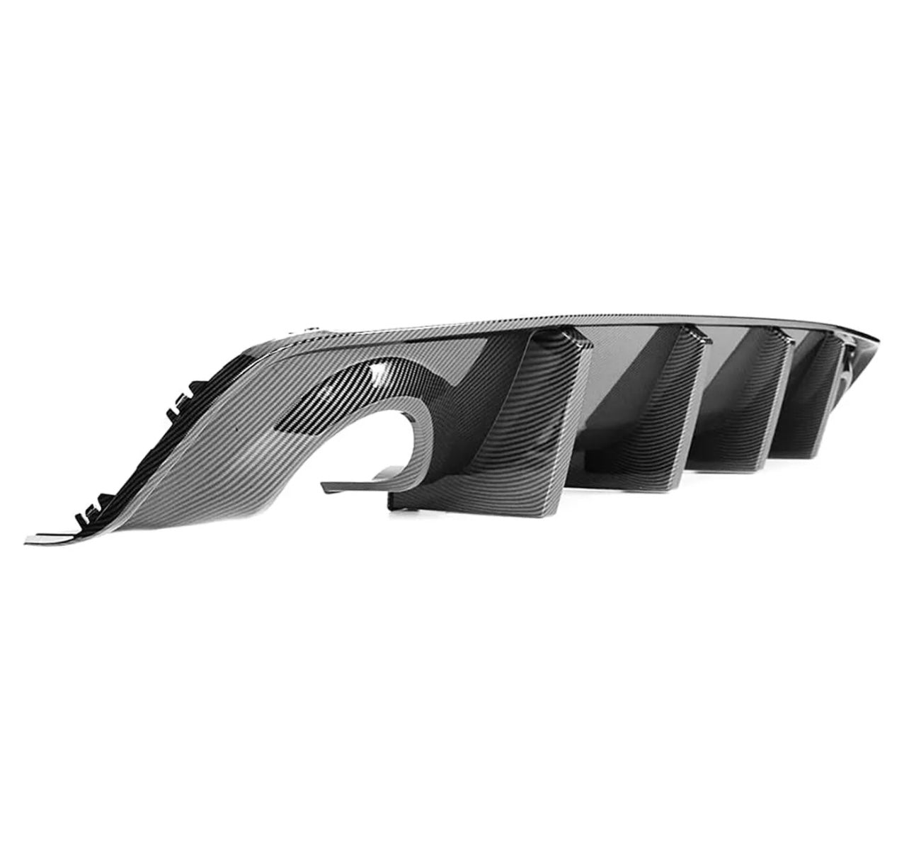 Fits For 20-23 Widebody Dodge Charger Rear Diffuser Bumper Lip Carbon Fiber