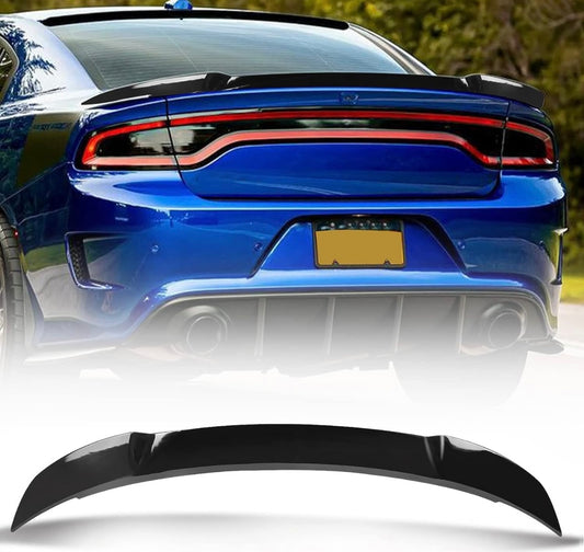 Rear Spoiler Wing Gloss Black Trunk Wing For 2011-2023 Dodge Charger SRT SXT RT