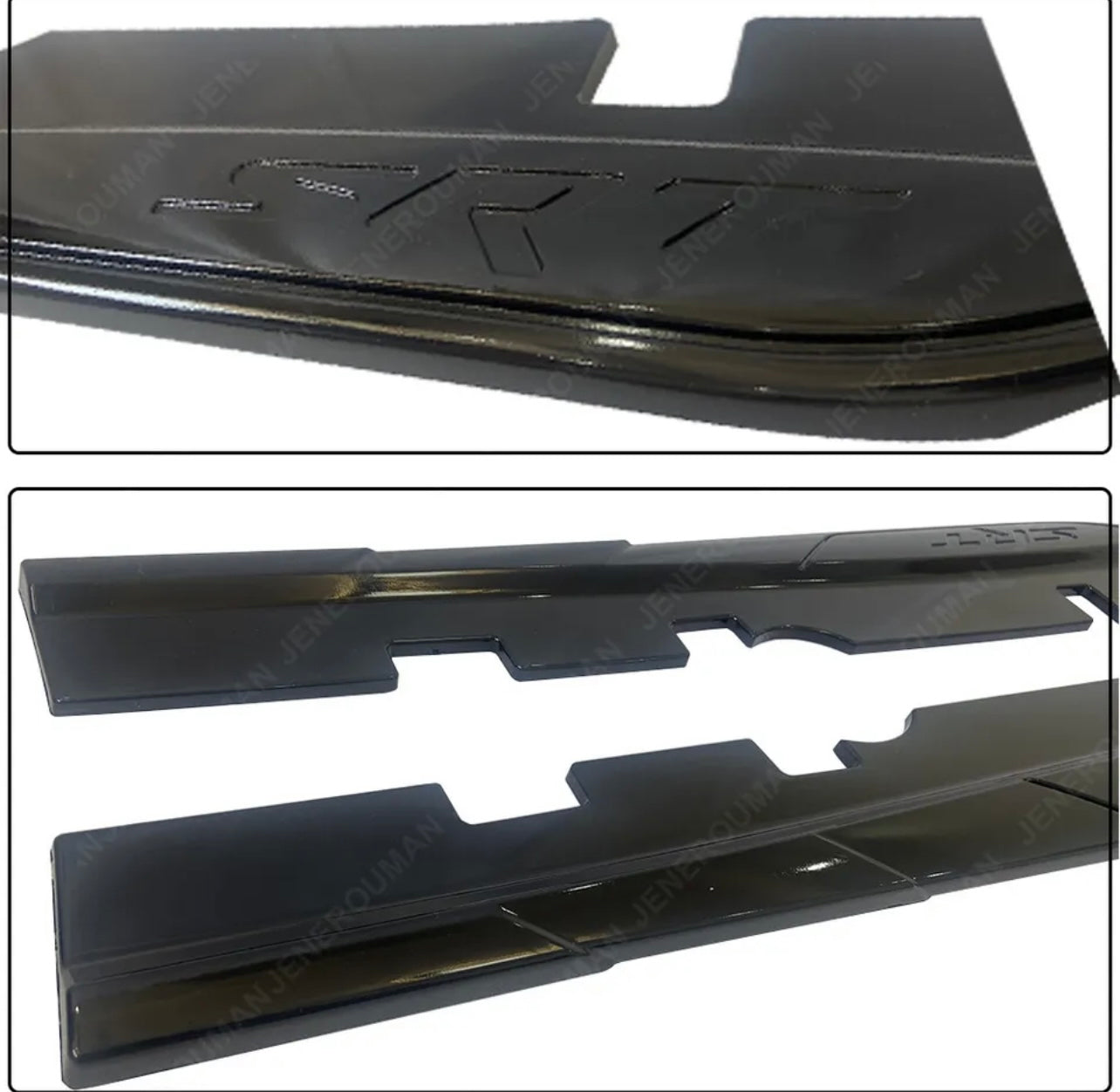 Glossy Black For 15-23 Dodge Charger Side Skirts