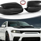 FOR 2011-2022 DODGE CHARGER ADD-ON CARBON FIBER SIDE MIRROR COVER CAP OVERLAY US