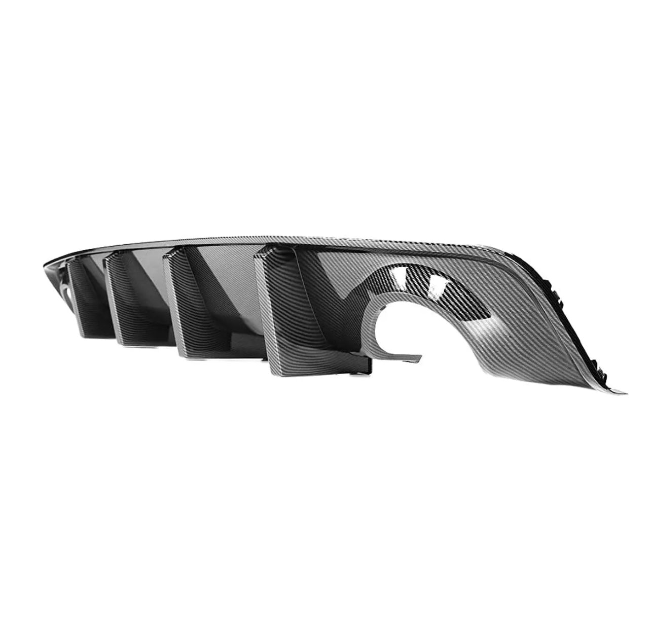 Fits For 20-23 Widebody Dodge Charger Rear Diffuser Bumper Lip Carbon Fiber