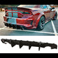 Gloss Black Rear Diffuser Bumper Lip Fits For 2020-2023 Widebody Dodge Charger