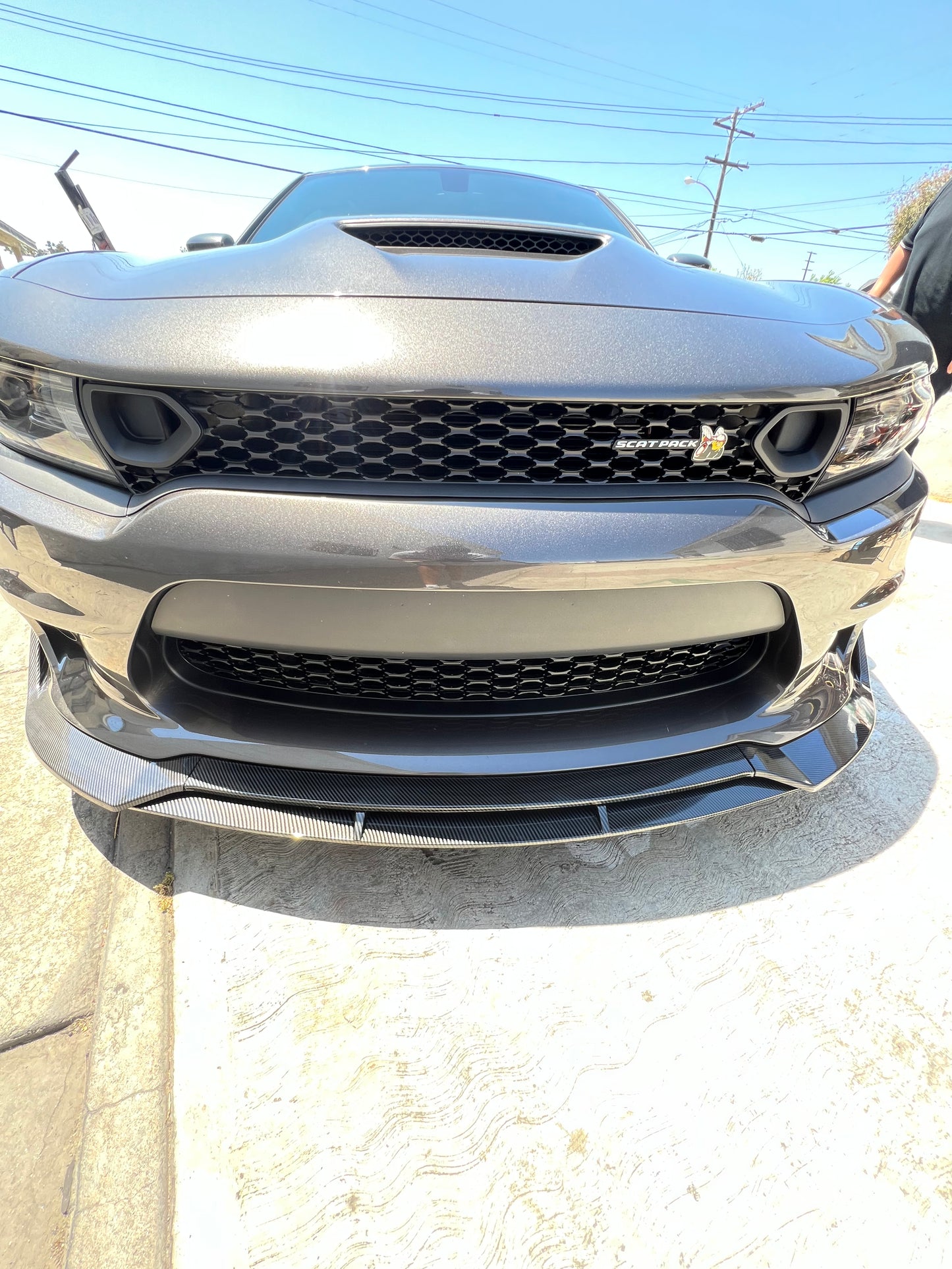 DODGE CHARGER CARBON FIBER SPLITTER