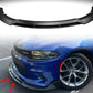 For Dodge Charger 15-21 SRT-Style Matte Black Front Bumper Splitter