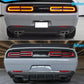 For 15-22 Dodge Challenger  Style Rear Bumper Diffuser Carbon Fiber Print